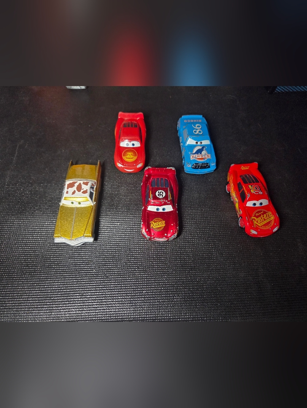 Lightning McQueen Disney CARS Lot Of 5 Metal Diecast Car